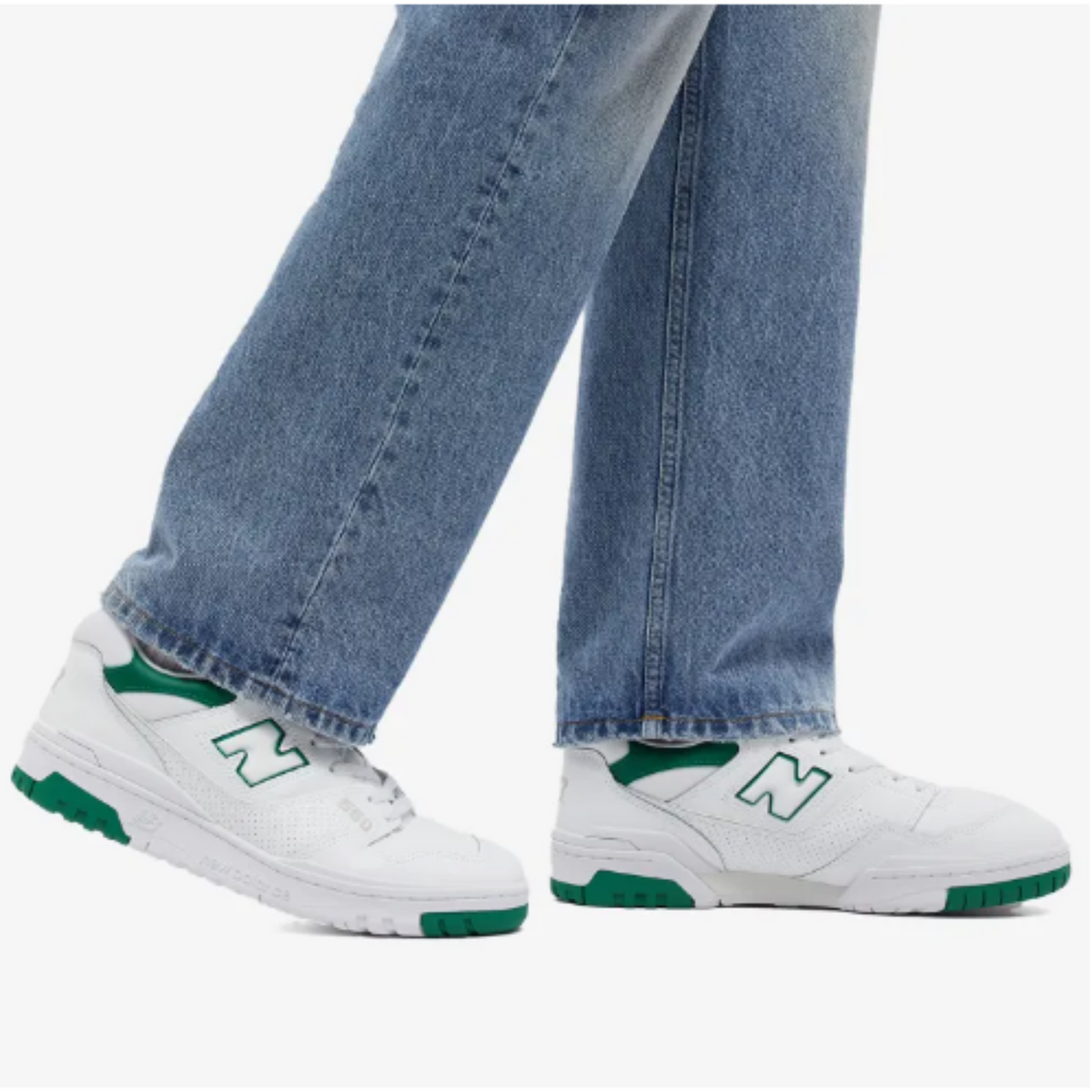 Men's 550 New Balance "White Classic Green"