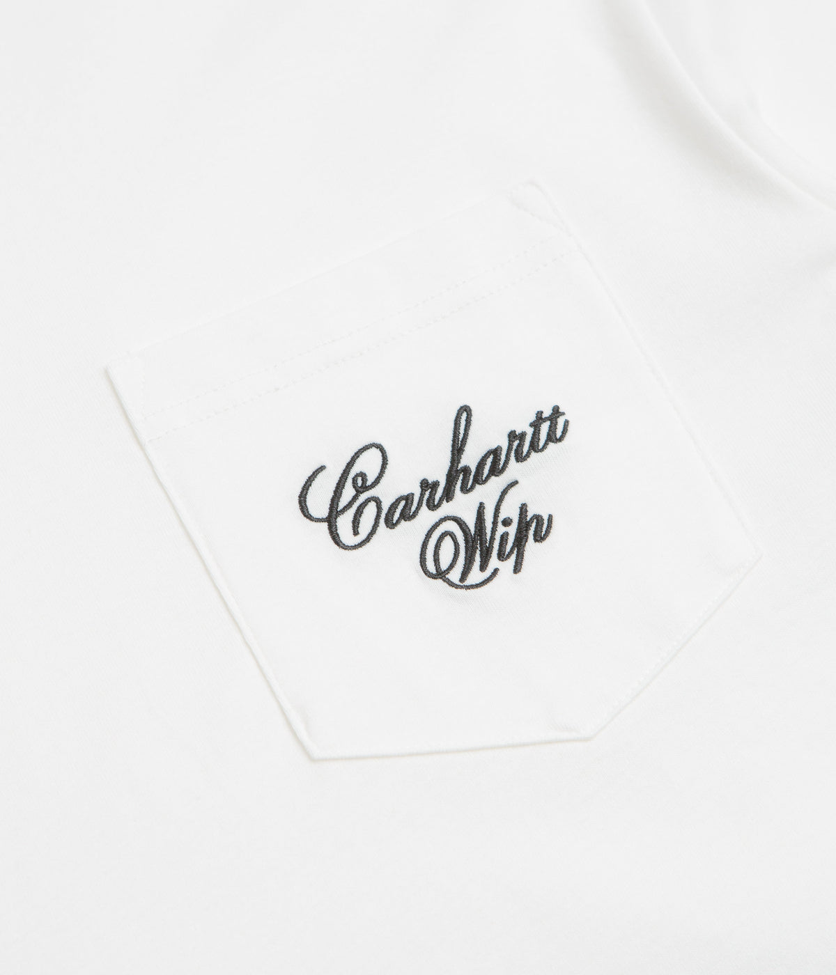 Carhartt Longhand Pocket T-Shirt - White / Black