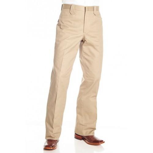 Circle S Men's Apparel - Cotton Snap Dress Ranch Pant - Khaki Circle S Me - RR Western Wear, Circle S Men's Apparel - Cotton Snap Dress Ranch Pant - Khaki Circle S Me