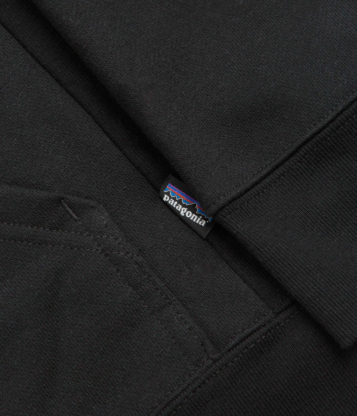 Patagonia 95 Oval Logo Uprisal Hoodie - Black: Kaleido