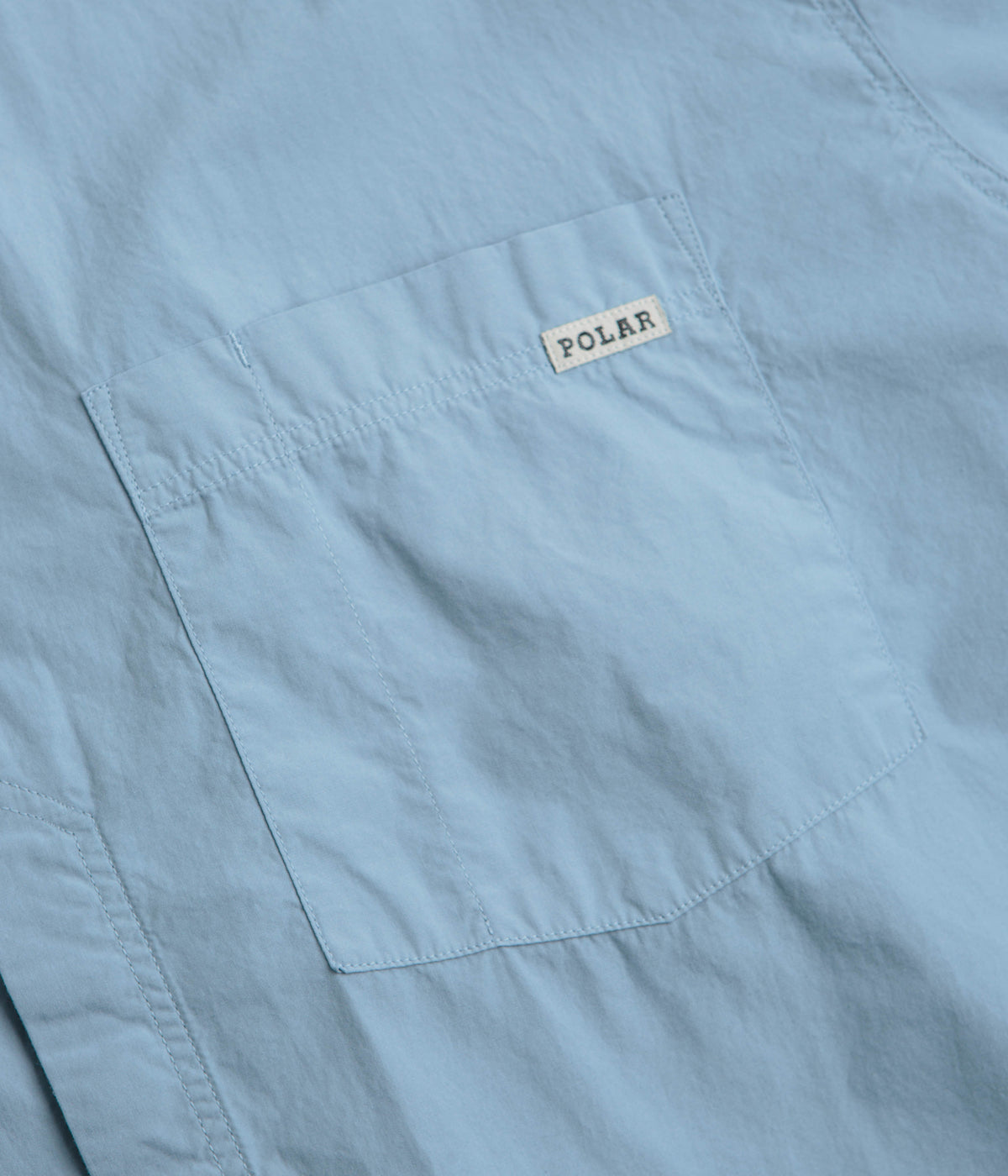 Polar Mitch Short Sleeve Shirt - Dove Blue