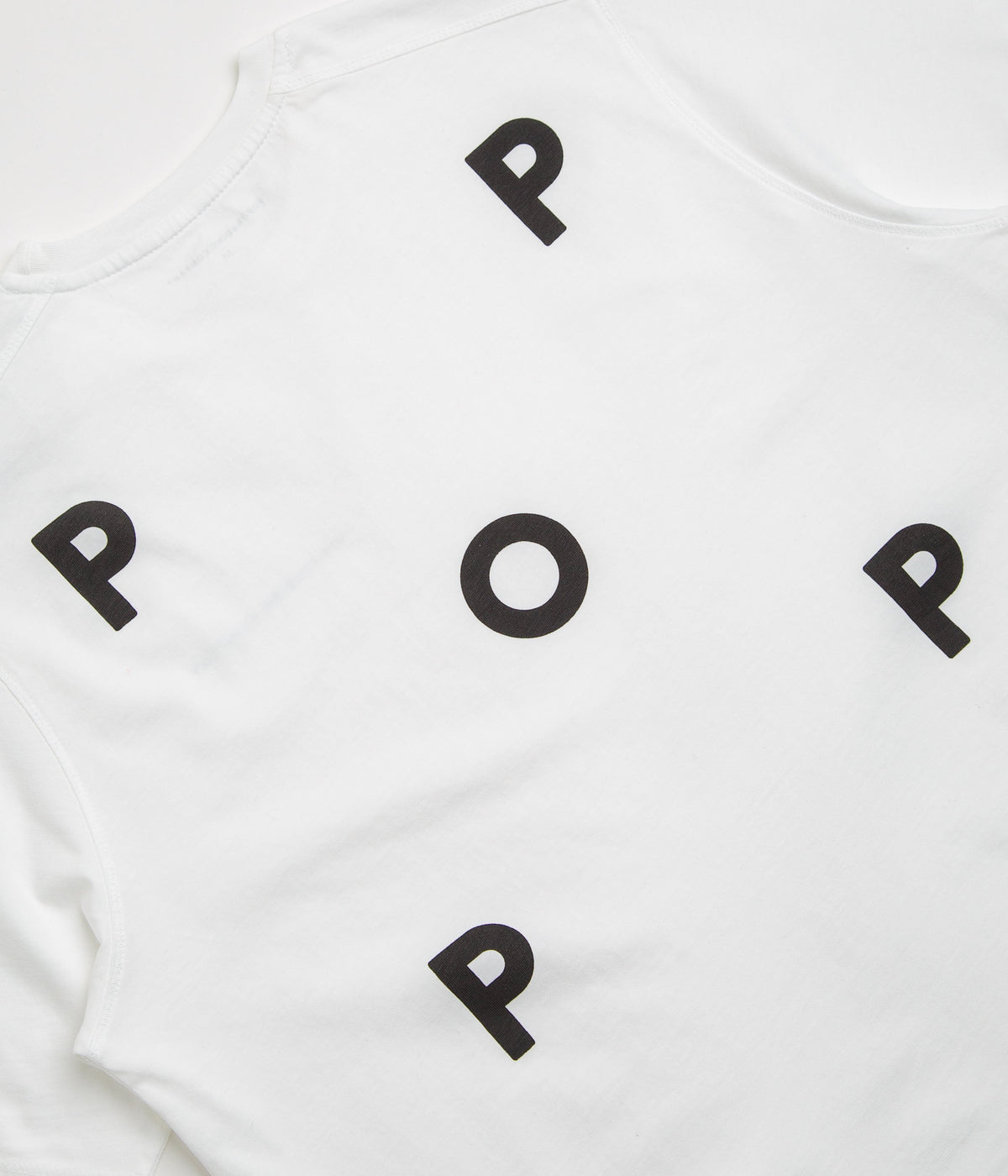 Pop Trading Company Logo T-Shirt - White / Black