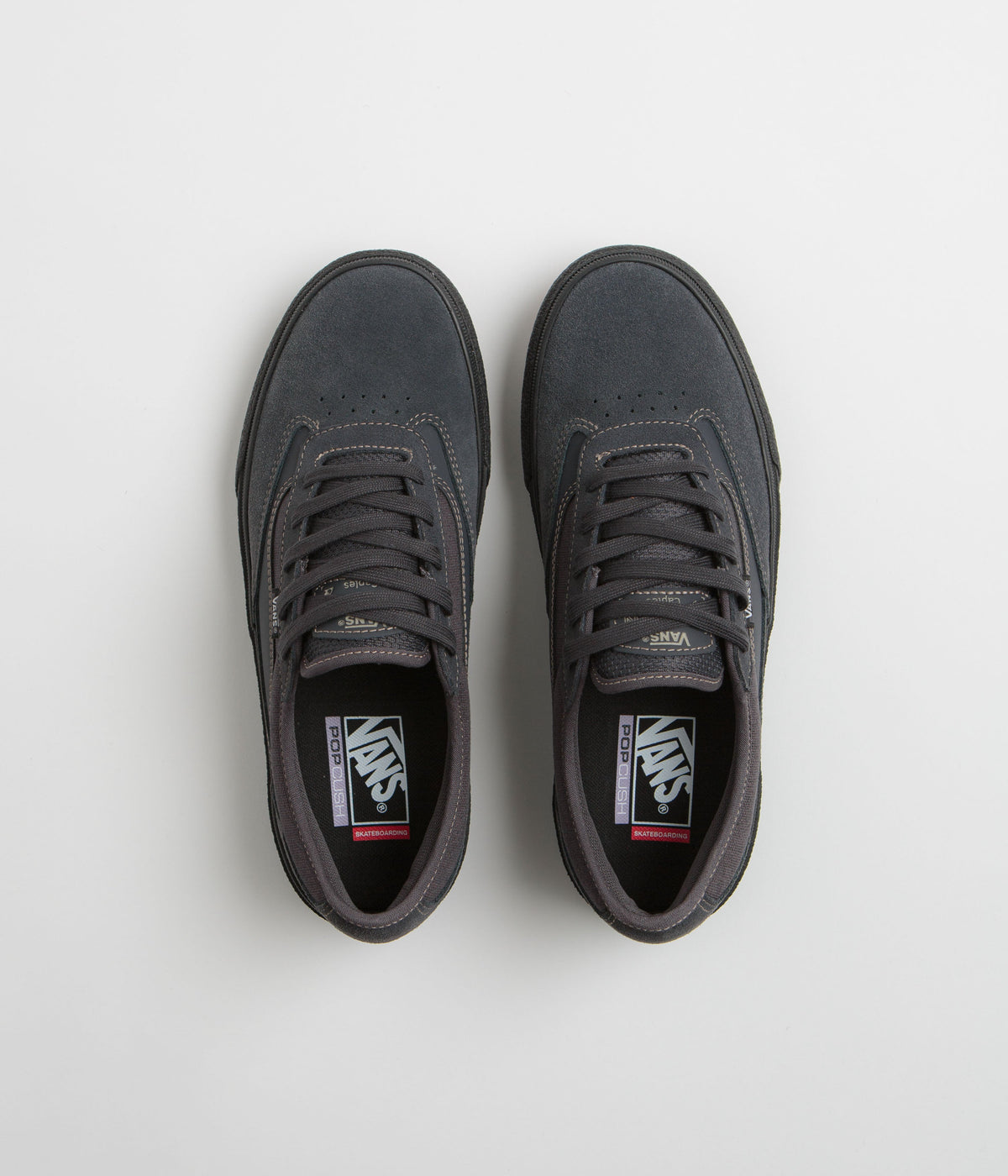 Vans Skate Curren Caples Shoes - Charcoal / Black