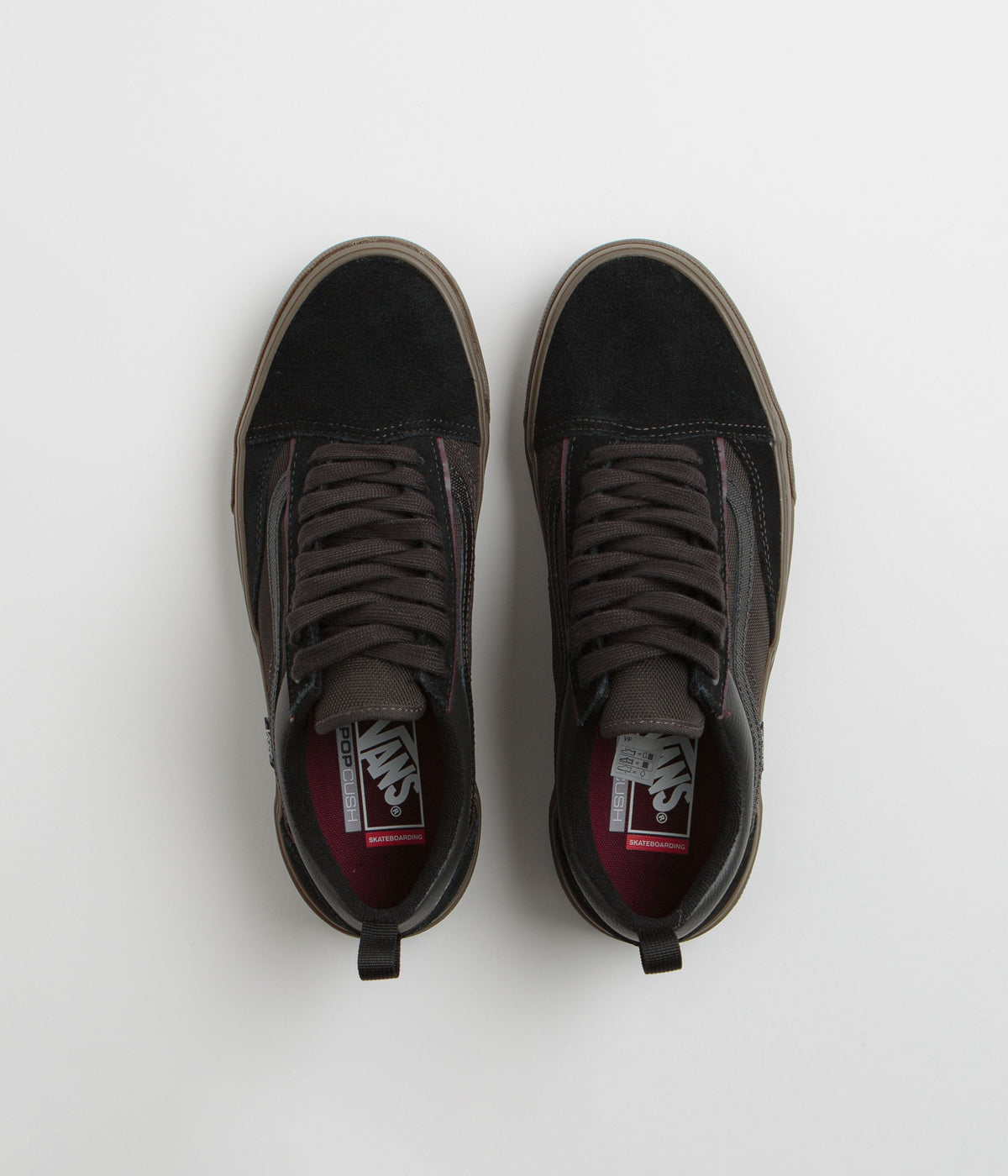 Vans Skate Old Skool Wafflecup Shoes - Black / Dark Gum