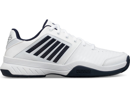 K-Swiss Men m court express hb Tennis Shoes in White/Navy