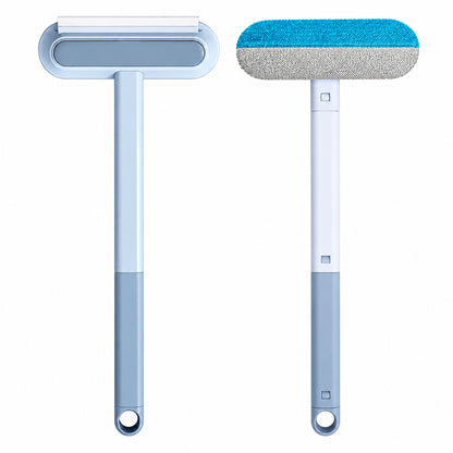 🔥 HOT SALE | 2-in-1 Multifunctional Cleaning Brush – Pet Hair Remover, Glass Cleaner & Reusable Dust Brush