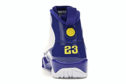 Air Jordan 9 Retro Kobe Bryant PE White Concord Tour Yellow 302370-121