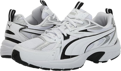 Men's Puma Milenio Tech Puma White-Puma Black-Silver (392322 01)