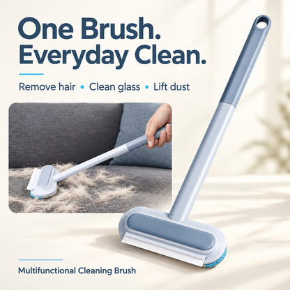🔥 HOT SALE | 2-in-1 Multifunctional Cleaning Brush – Pet Hair Remover, Glass Cleaner & Reusable Dust Brush