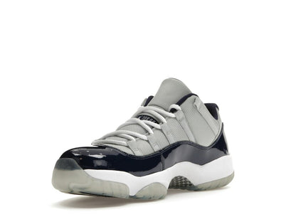 Air Jordan 11 Retro Low Georgetown Grey Mist/White-Midnight Navy 528895-007
