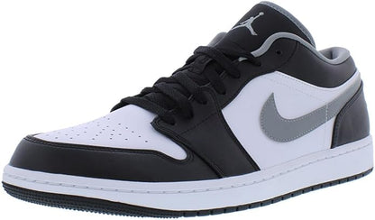 Men's Jordan 1 Low Black/Particle Grey-White (553558 040)