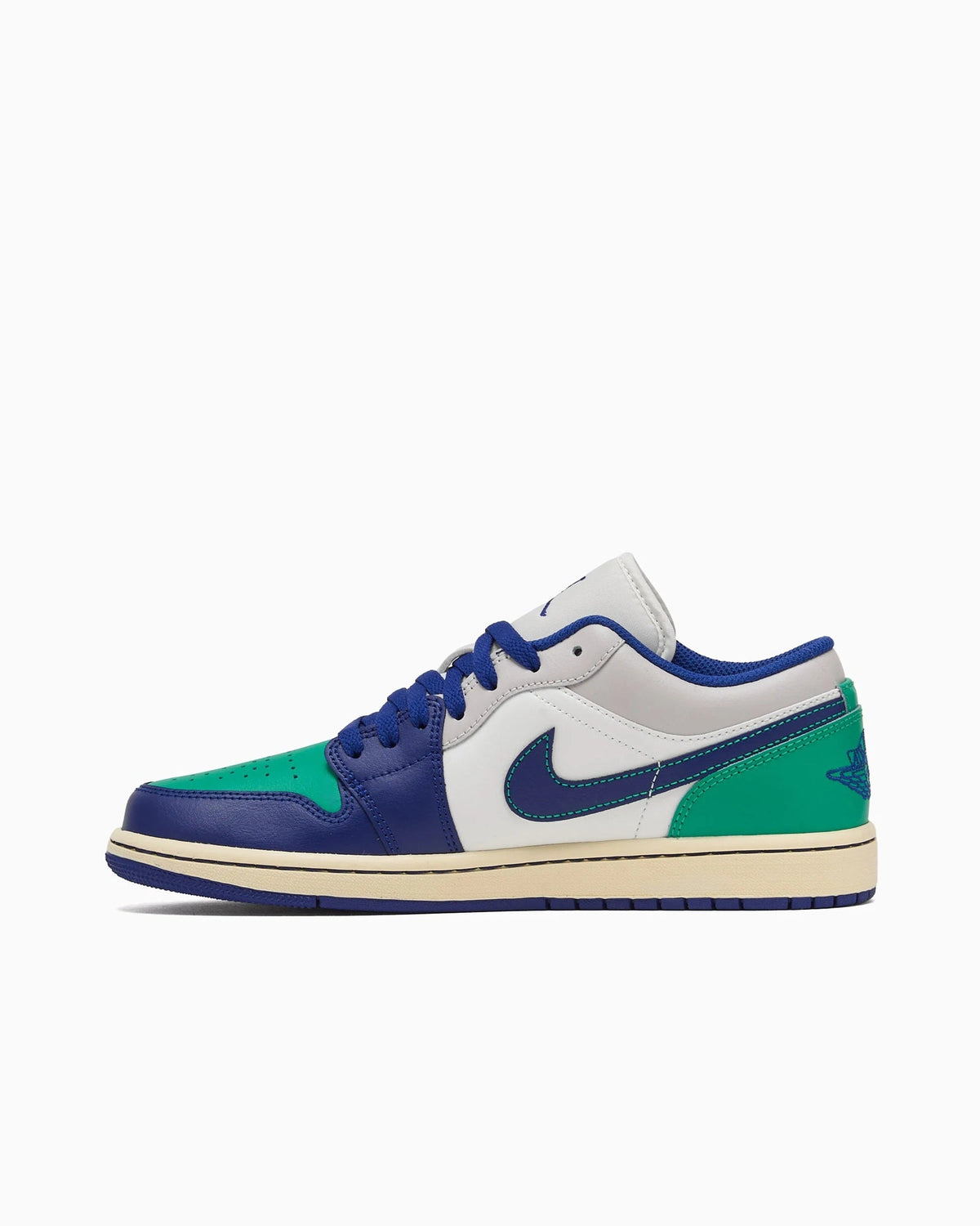 Men's Jordan 1 Low Sail/Deep Royal Blue (553558 147)