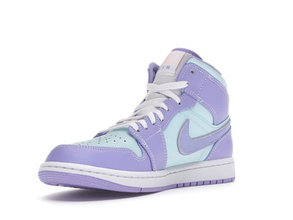 Air Jordan 1 Mid Purple Aqua (554724-500) Sneakers