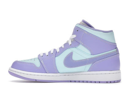 Air Jordan 1 Mid Purple Aqua (554724-500) Sneakers