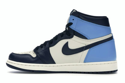 Air Jordan 1 Retro High Obsidian 555088-140 Sail/Obsidian/University Blue