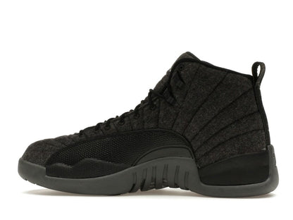 Air Jordan 12 Retro Wool Dark Grey Metallic Silver Black 852627-003