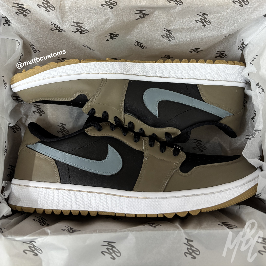 Fairway Fog - Jordan 1 Low Golf | UK 12