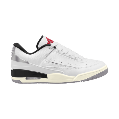 Men's Jordan 2/3 "White Black Metallic Silver"