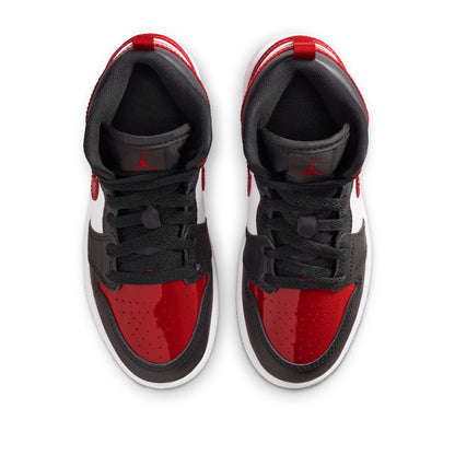 Jordan 1 Mid SE (PS) - Black/Varsity Red