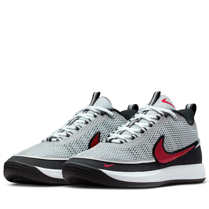 Nike Book 2 'Spiridon' - Metallic Silver/Sport Red