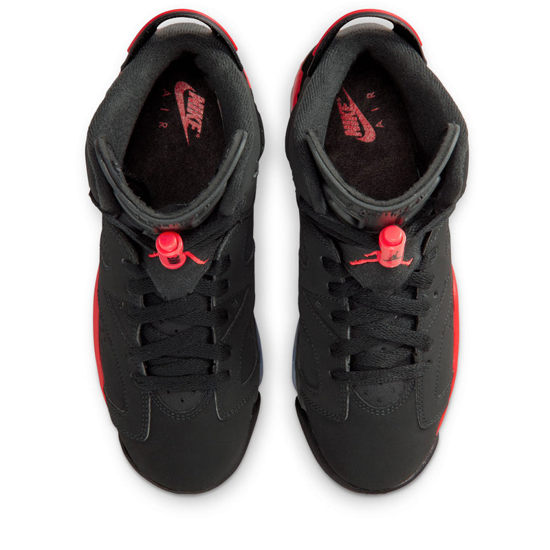 Air Jordan 6 Retro 'Reverse Infrared' (GS) - Black/Light Crimson