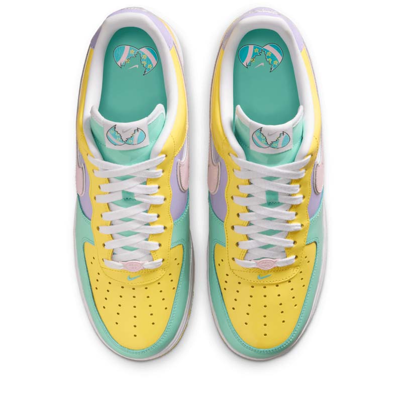 Nike Air Force 1 '07 'Easter' - Yellow Pulse/Pink Foam