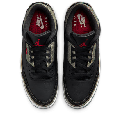 Levi's x Air Jordan 3 - Black/White