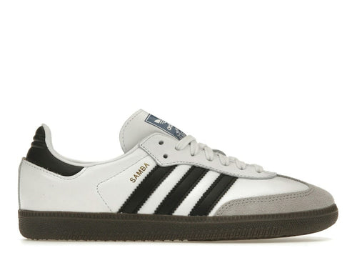 Adidas Samba OG Women’s Cloud White Core Black Leather Sneakers B75806