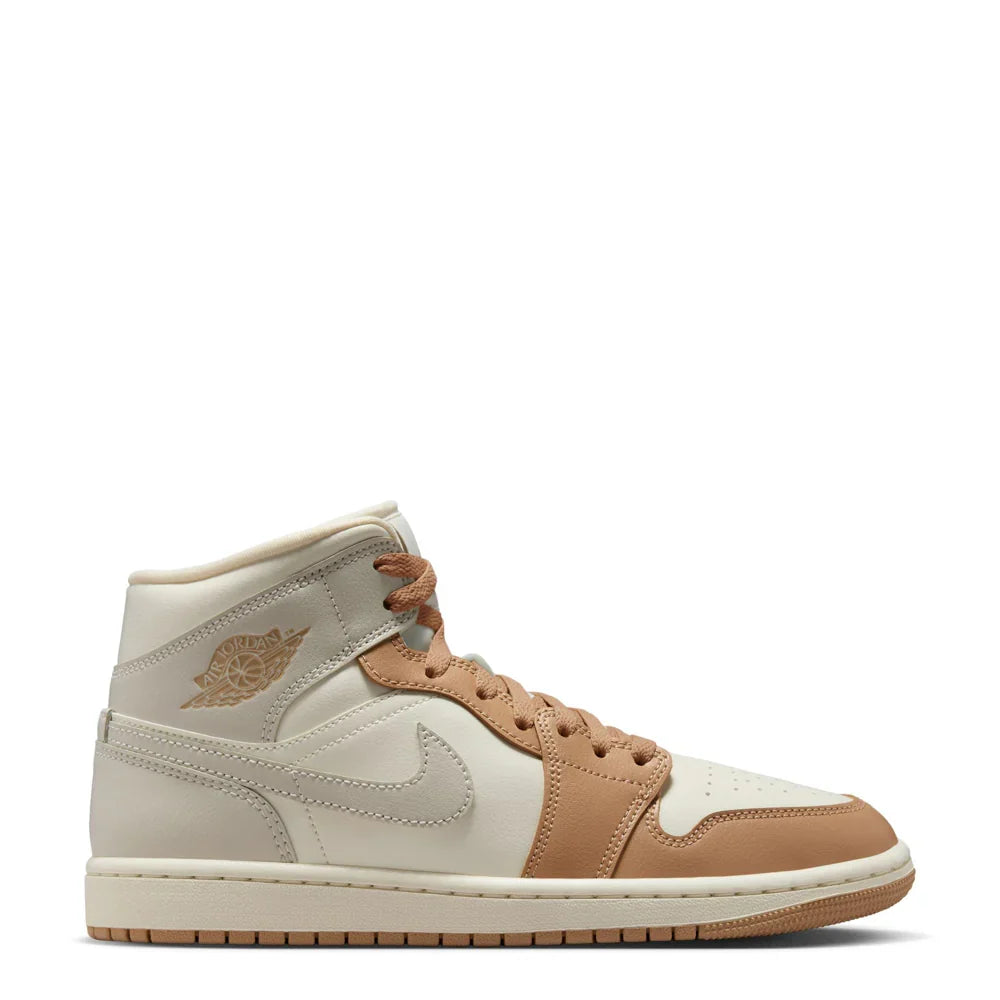 Jordan 1 Mid Tan Toe (W)
