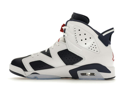 Jordan 6 Retro Olympic 2024 (CT8529-164) White/Varsity Red/Midnight Navy