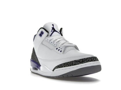 Air Jordan 3 Retro Dark Iris CT8532-105 White Black Cement Grey Sneakers
