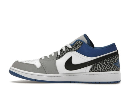 Air Jordan 1 Low SE True Blue DM1199-140 White Grey Blue Black Sneakers