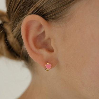 Sugar Rush Enamel Hoops