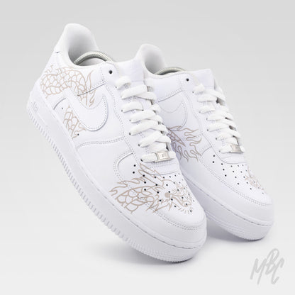 Flaming Dragon - Air Force 1 Custom | UK 9