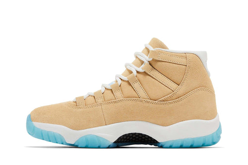 Air Jordan 11 Retro H Town Canvas Metallic Silver Summit White Football Blue