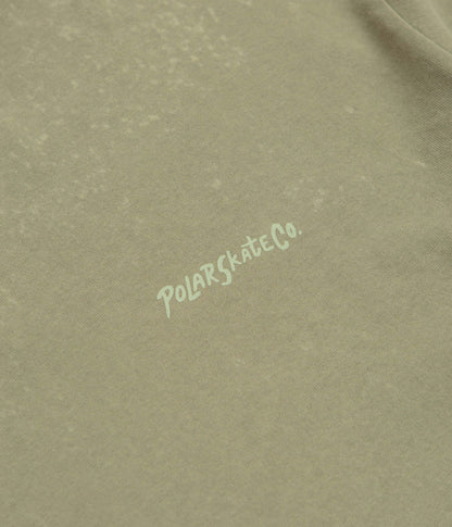 Polar Surf Logo Acid T-Shirt - Light Green