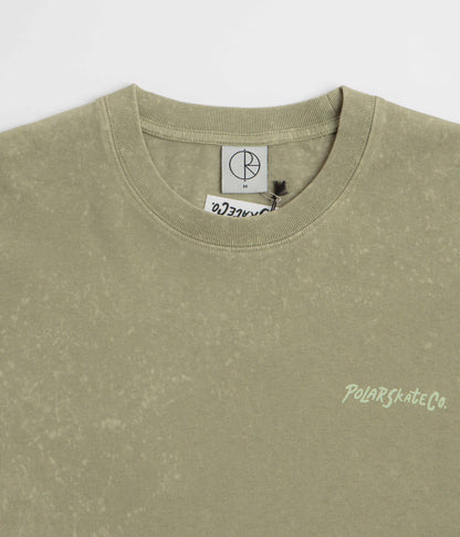 Polar Surf Logo Acid T-Shirt - Light Green