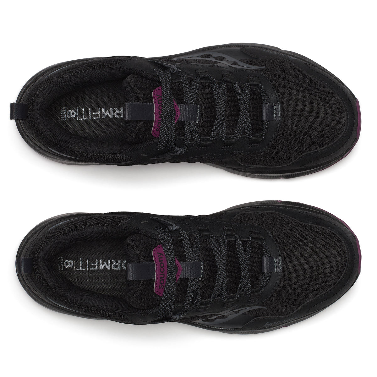 Saucony Women's Excursion TR17 Gtx Running Shoes in Black/Plum