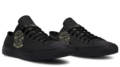 Born To Ride Black Lowtop Sneaker