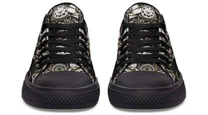 Engine Gear Black Lowtop Sneaker