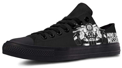 Lion Deadlift Black Lowtop Sneaker