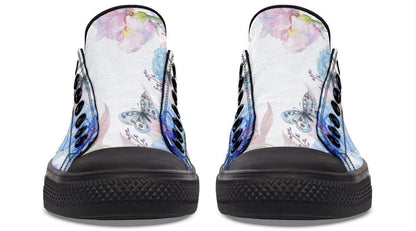 Colorful Flower with Dog pattern Lowtop Sneaker