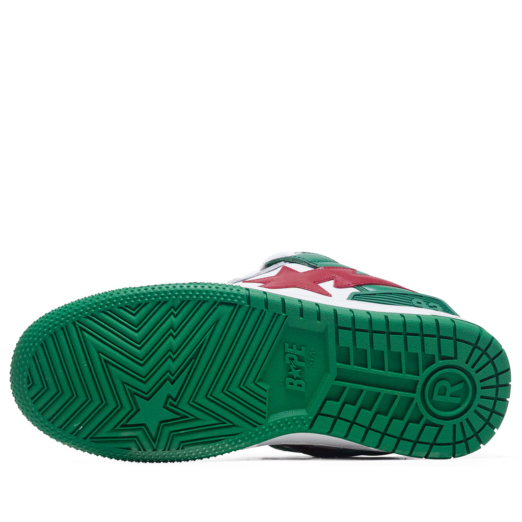 A Bathing Ape New Bape Sk8 Sta #1 M2 - Green/Red