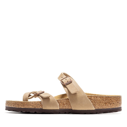 Women's Birkenstock Mayari Oiled Leather - Tobacco Brown