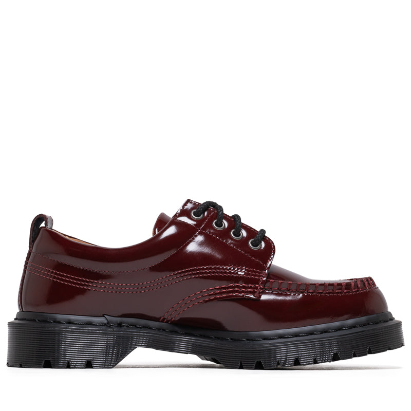 Dr. Martens Lowell Lacquered Leather - Cherry Red