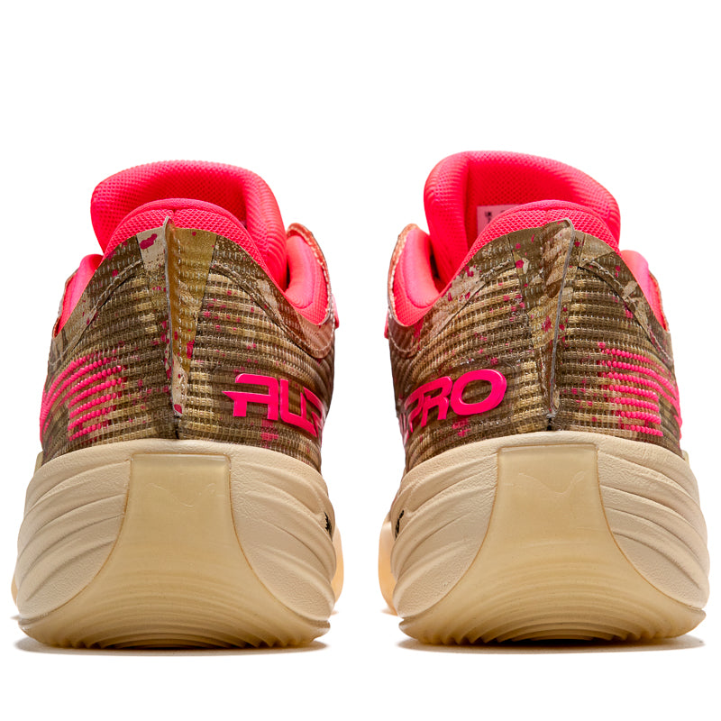 Flau'jae x Puma All-Pro NITRO 2 - Sand Dune/Pure Pink