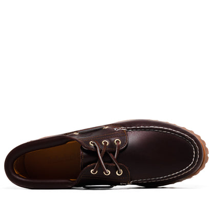 Timberland Authentic 3-Eye Lug Boat Shoe - Burgundy