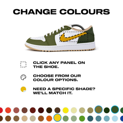 Create Your Own Jordan 1 Low Golf
