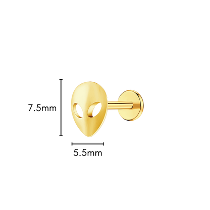Alien Flat Back Stud