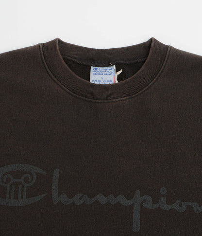 Champion x Aries Decentralised Crewneck Sweatshirt - Black